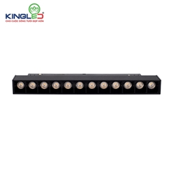 ĐÈN RAY NAM CHÂM CHIẾU RỌI ÂM CRA 12W ĐEN (RNC-12SS-CRA)