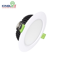 Đèn Âm Trần Diamond 10W Đơn Sắc Mặt Trắng Kingled, thiết kế và sản xuất độc quyền bởi Kingled, giúp tiết kiệm điện lên tới 80%, ánh sáng chất lượng vượt trội cùng tuổi thọ cao hơn hẳn các dòng đèn thông thường.