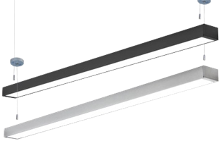 Đèn led thanh thả trần với thiết kế đơn giản, hiện đại, mang lại phong cách chuyên nghiệp và đầy sáng tạo cho không gian văn phòng, showroom, phòng họp...