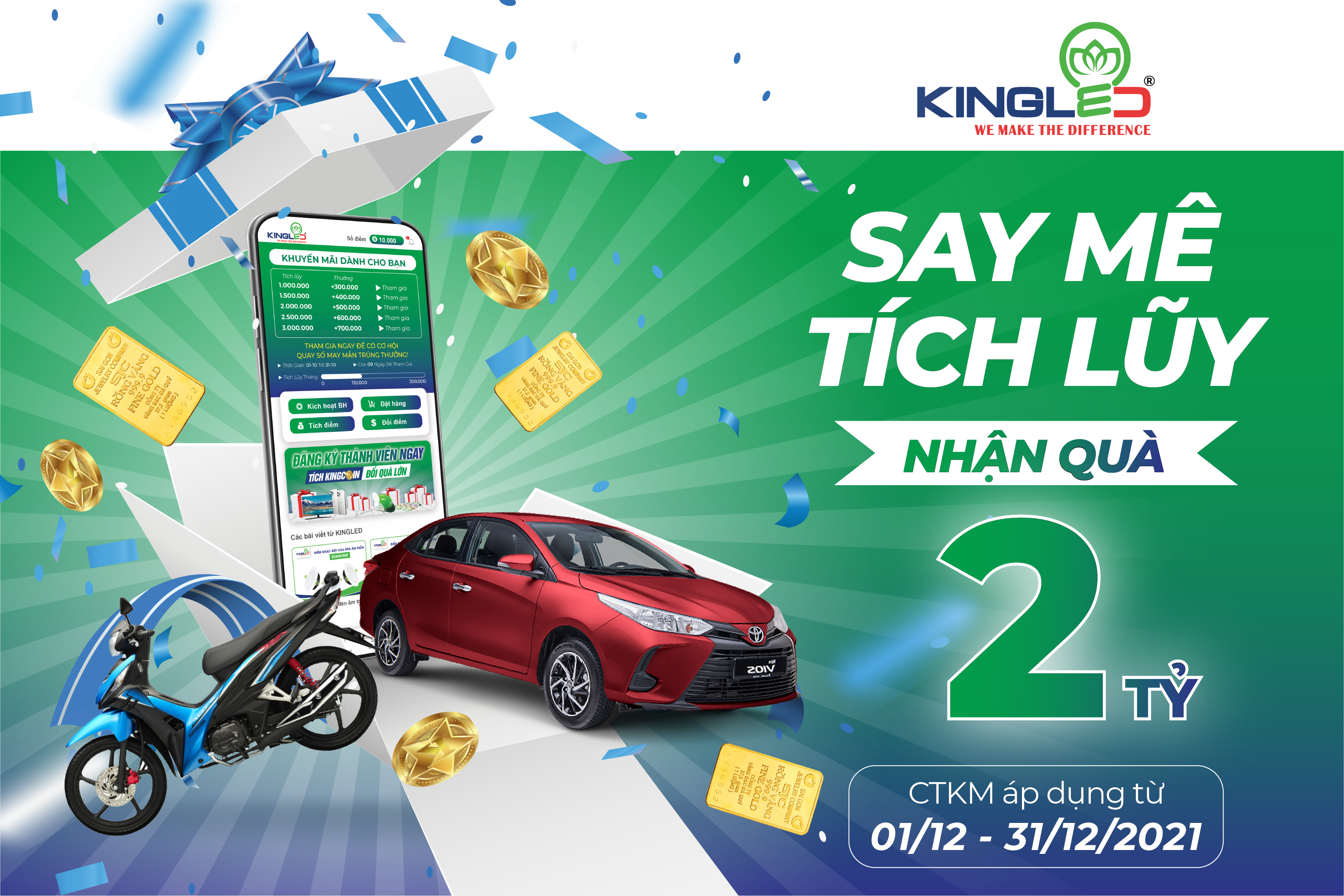 Say mê tích lũy - Nhận quà 2 tỷ