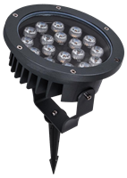 Đèn pha led tròn là thiết bị được ứng dụng trong trang trí sân vườn. Không gian cây xanh trong khu di tích, quảng trường, vườn bách thảo, khu đô thị thêm phần lung linh, đa sắc màu giúp mọi người ngắm cảnh thư giãn và vui chơi thoải mái nhất. Lựa chọn vật liệu cấu tạo và linh kiện cao cấp giúp đèn có độ bền cao, chiếu sáng liên tục lên tới 50.000 giờ.