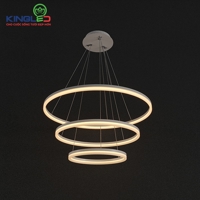 Đèn thả trần led trang trí 20w/24w/30w Kingled, tuổi thọ cao 20.000h, chất liệu nhôm đúc sơn tĩnh điện, thiết kế hiện đại, bắt mắt, bảo hành 24 tháng chính hãng Kingled