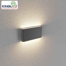 ĐÈN LED GẮN TƯỜNG NGOÀI TRỜI 12W (LWA8011-M-BK)