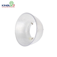 Chao nhựa chống chói lóa, tăng độ tập trung ánh sáng cho đèn led nhà xưởng 100W