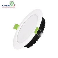Đèn led âm trần 12W hay đèn downlight 12W Ruby đơn sắc là loại đèn led âm trần cao cấp sử dụng chip led samsung với CRI > 90, tuổi thọ 50000 giờ, lỗ khoét 110mm, góc chiếu rộng 120 độ.