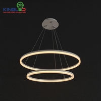 Đèn thả trần led trang trí 24w/30w Kingled, tuổi thọ cao 20.000h, chất liệu nhôm đúc sơn tĩnh điện, thiết kế hiện đại, bắt mắt, bảo hành 24 tháng chính hãng Kingled