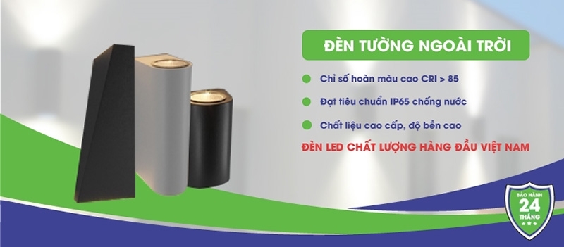 ĐÈN TƯỜNG LED NGOÀI TRỜI