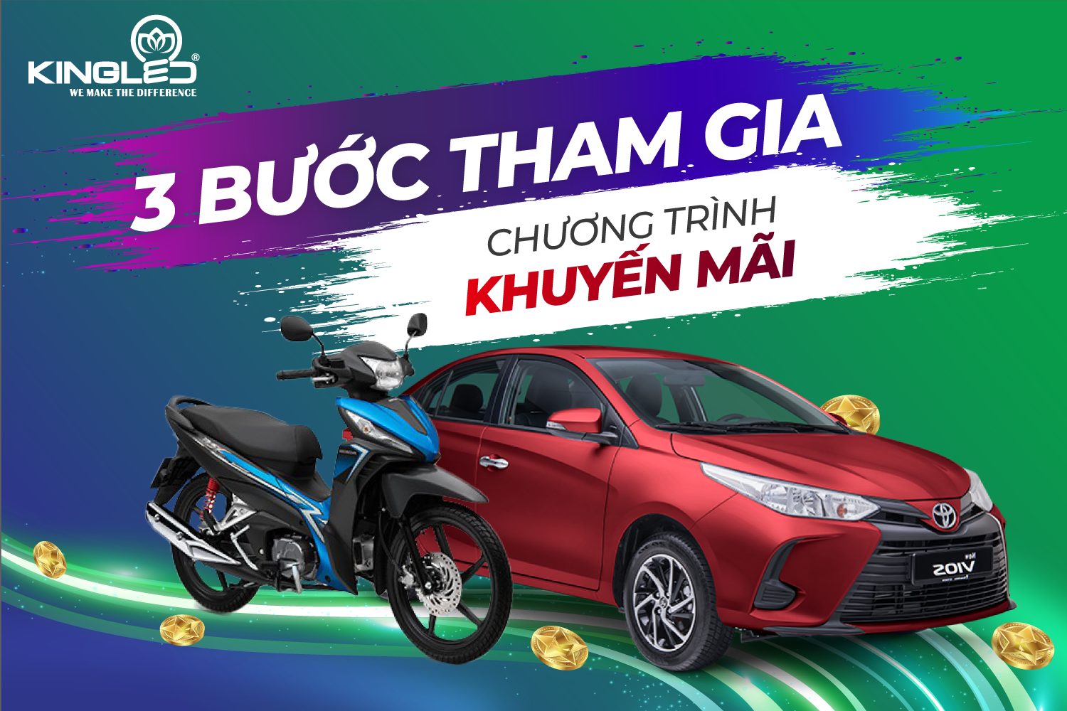 3 BƯỚC ĐƠN GIẢN THAM GIA CTKM THÁNG 12 NGẬP TRÀN ƯU ĐÃI