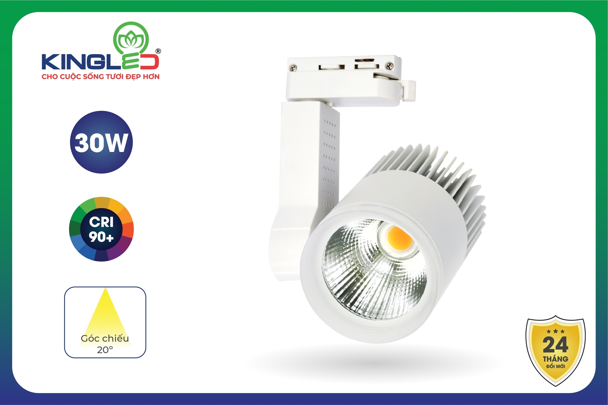 ĐÈN RỌI RAY 30W DTL-30 (VỎ TRẮNG)