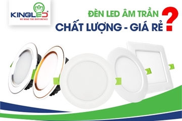 Các mẫu led âm trần chất lượng giá rẻ