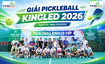 GIẢI PICKLEBALL KINGLED 2026: BÙNG NỔ ĐAM MÊ, TRỌN VẸN GẮN KẾT
