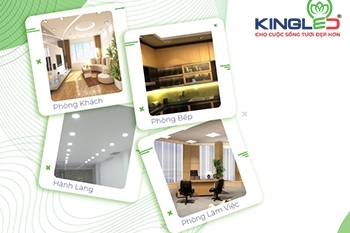 Top 5+ mẫu đèn led ốp trần đổi màu Kingled