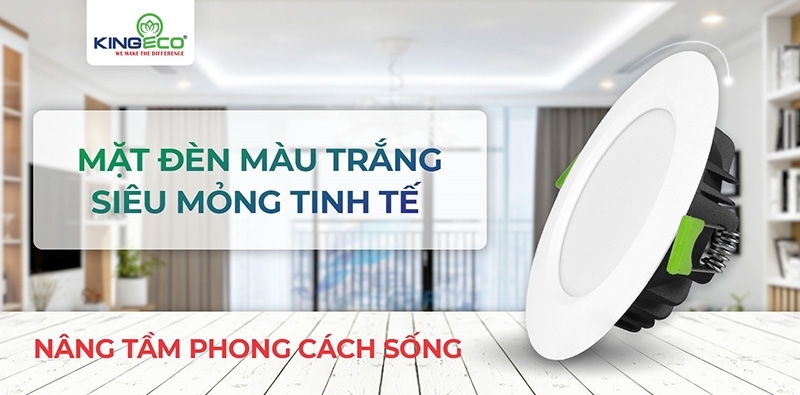 Sản phẩm có thiết kế siêu mỏng tinh tế, dễ dàng lắp đặt