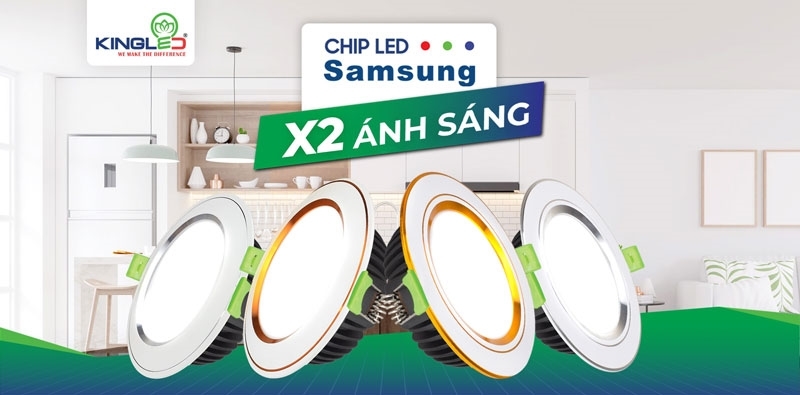 Chip Led Samsung cho trải nghiệm ánh sáng tuyệt hảo