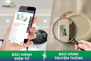 Khác biệt giữa bảo hành điện tử và bảo hành truyền thống