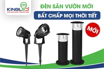 Khám phá những mẫu đèn sân vườn mới nhất của Kingled