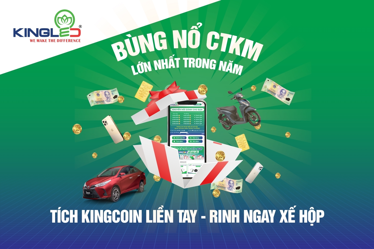 Bùng nổ tháng 10 - CTKM lớn nhất chưa từng có
