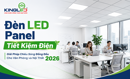 Đèn LED Panel Tiết Kiệm Điện: Giải Pháp Chiếu Sáng Đồng Đều Cho Văn Phòng và Nội Thất 2026