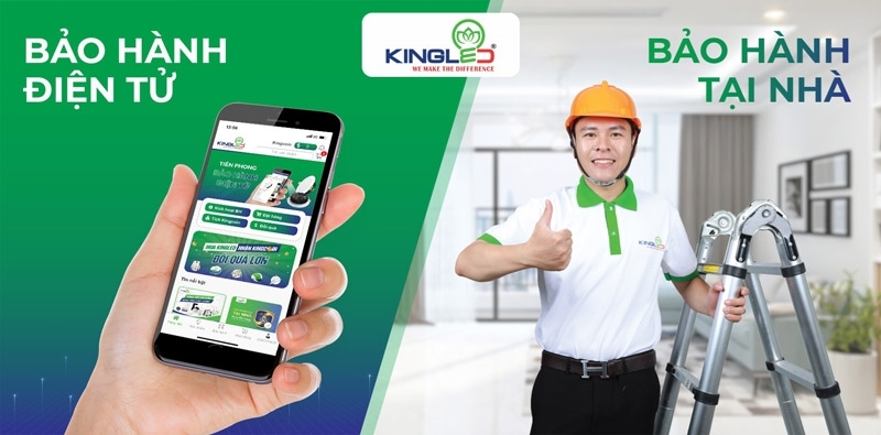 Bảo hành điện tử tại nhà với Kingled App