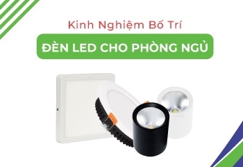 Nguyên tắc bố trí và các mẫu đèn led phòng ngủ hiện đại ấm áp