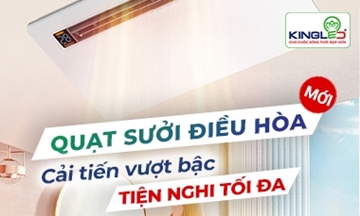 Quạt Sưởi Điều Hòa 5IN1 Kingled - Công Nghệ Mới, Trải Nghiệm Mới