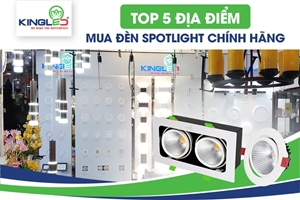 Top 5 địa điểm mua đèn spotlight chính hãng giá tốt tại Hà Nội