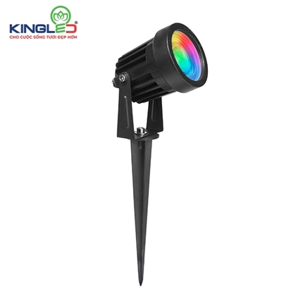 Đèn cắm cỏ 7W đổi màu Kingled ( DCC-7-RGB)