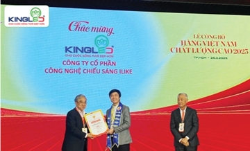 KINGLED VINH DỰ ĐÓN NHẬN GIẢI THƯỞNG HÀNG VIỆT NAM CHẤT LƯỢNG CAO 2025