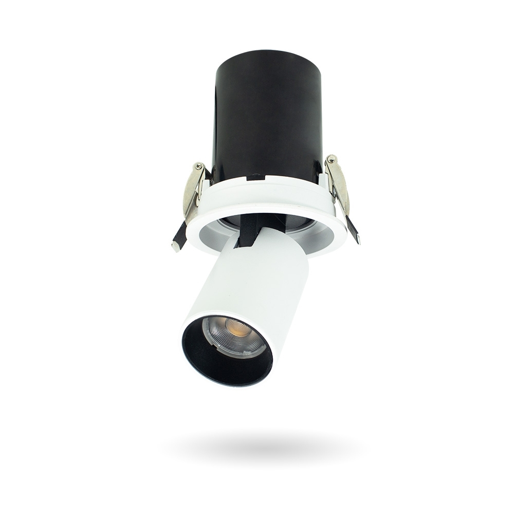 Đèn led âm trần kéo xoay