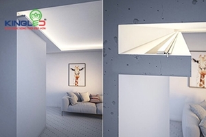 Đèn góc tường decor hắt sáng nâng tầm đẳng cấp không gian
