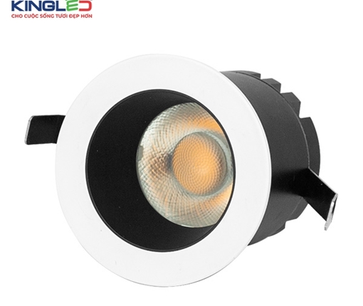 ĐÈN LED ÂM TRẦN RỌI CORAL DA-DLR-7W ĐƠN SẮC