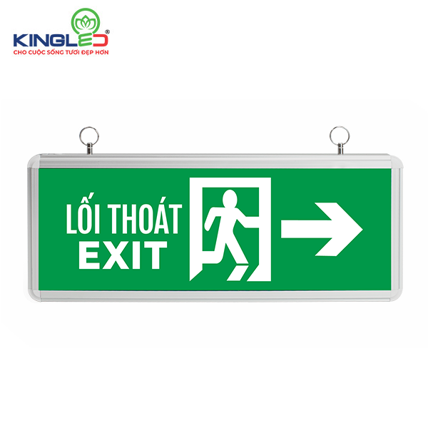 ĐÈN EXIT CHỈ HƯỚNG PHẢI (1M)