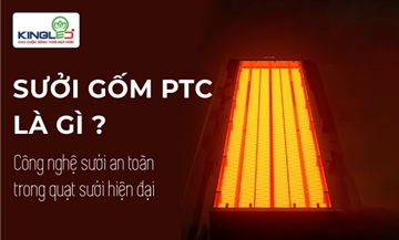 Sưởi gốm PTC là gì? Công nghệ sưởi an toàn trong quạt sưởi phòng tắm hiện đại