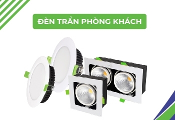 Những mẫu đèn trần phòng khách bán chạy hiện nay