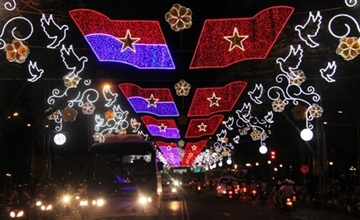 Cùng đèn Led đón chào năm mới rực rỡ