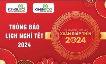 ĐÈN LED KINGLED THÔNG BÁO LỊCH NGHỈ TẾT GIÁP THÌN 2024