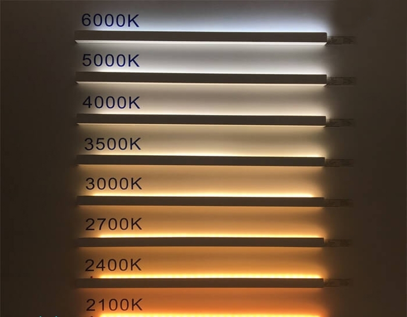 bảng nhiệt độ của đèn tuýp led