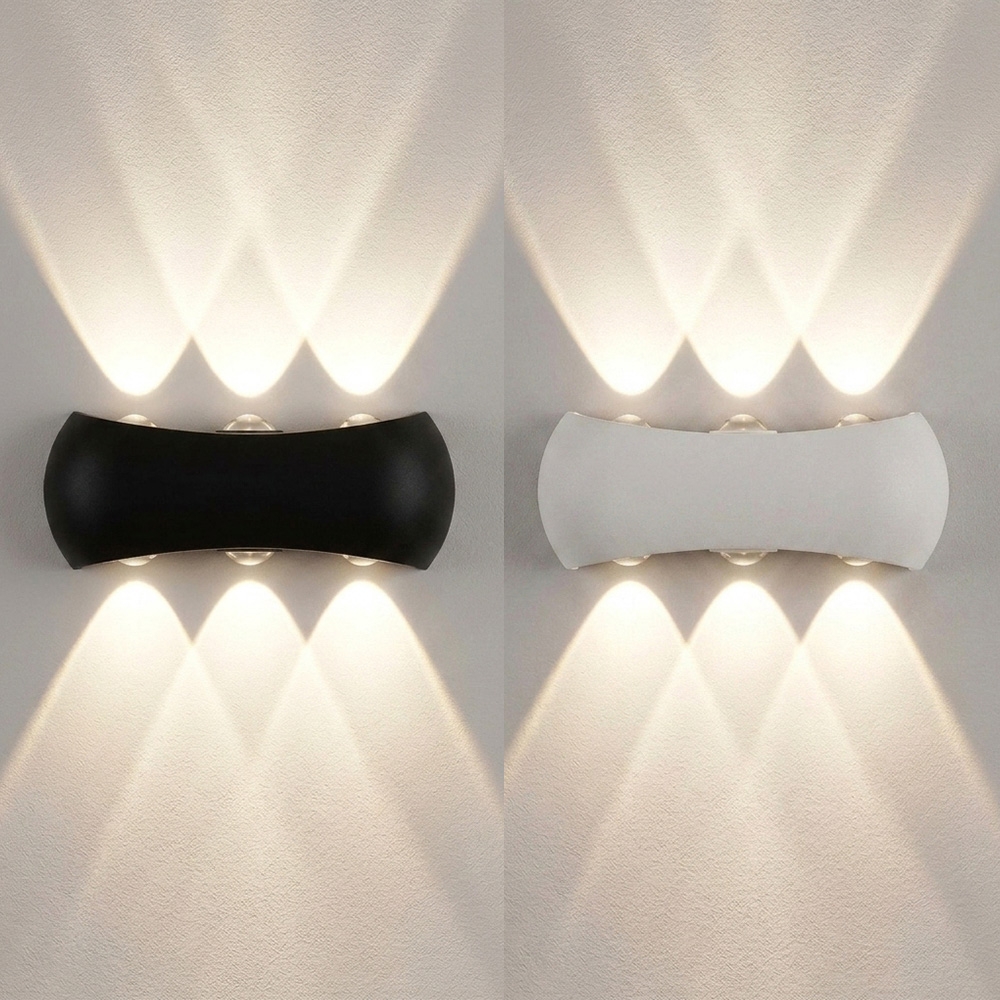 Đèn LED gắn tường ngoài trời 12W Kingled LWA8032-6