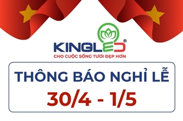 THÔNG BÁO LỊCH NGHỈ LỄ 30/4 - 1/5