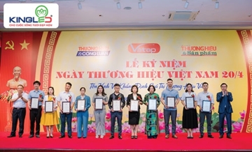 ĐÈN LED KINGLED THAM GIA LỄ KỶ NIỆM NGÀY THƯƠNG HIỆU VIỆT: TÔN VINH VÀ KHẲNG ĐỊNH GIÁ TRỊ THƯƠNG HIỆU!