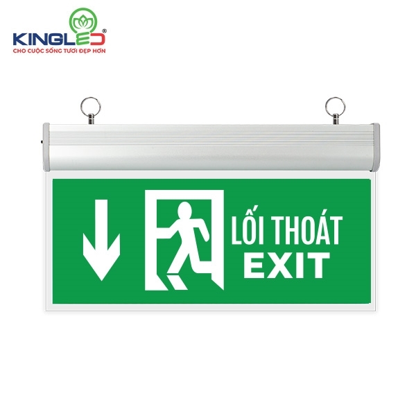 ĐÈN EXIT CHỈ HƯỚNG MICA - XUỐNG