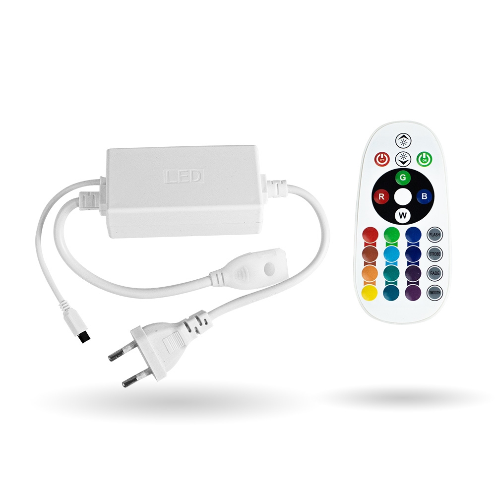 Nguồn đèn LED dây đổi màu RGB Kingeco DC-220-7-RGB