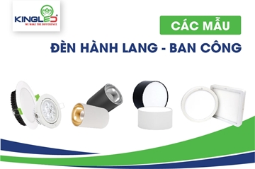Điểm danh các mẫu đèn hành lang, ban công đẹp trong không gian