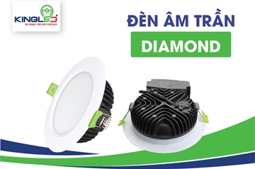 Đèn Led Âm Trần Diamond - Dòng sản phẩm “Kim cương” năm 2020