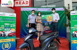 Kingled trao thưởng CTKM tháng 10