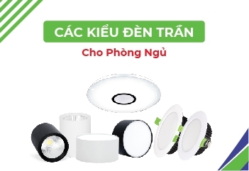 Các kiểu đèn trần trang trí phòng ngủ không thể bỏ qua