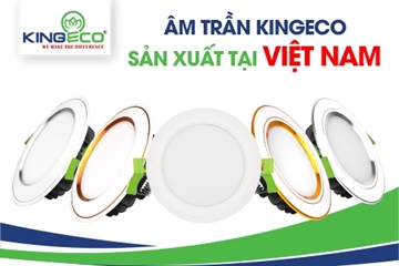 Đèn led âm trần Kingeco 7w 9w 12w sản xuất tại Việt Nam