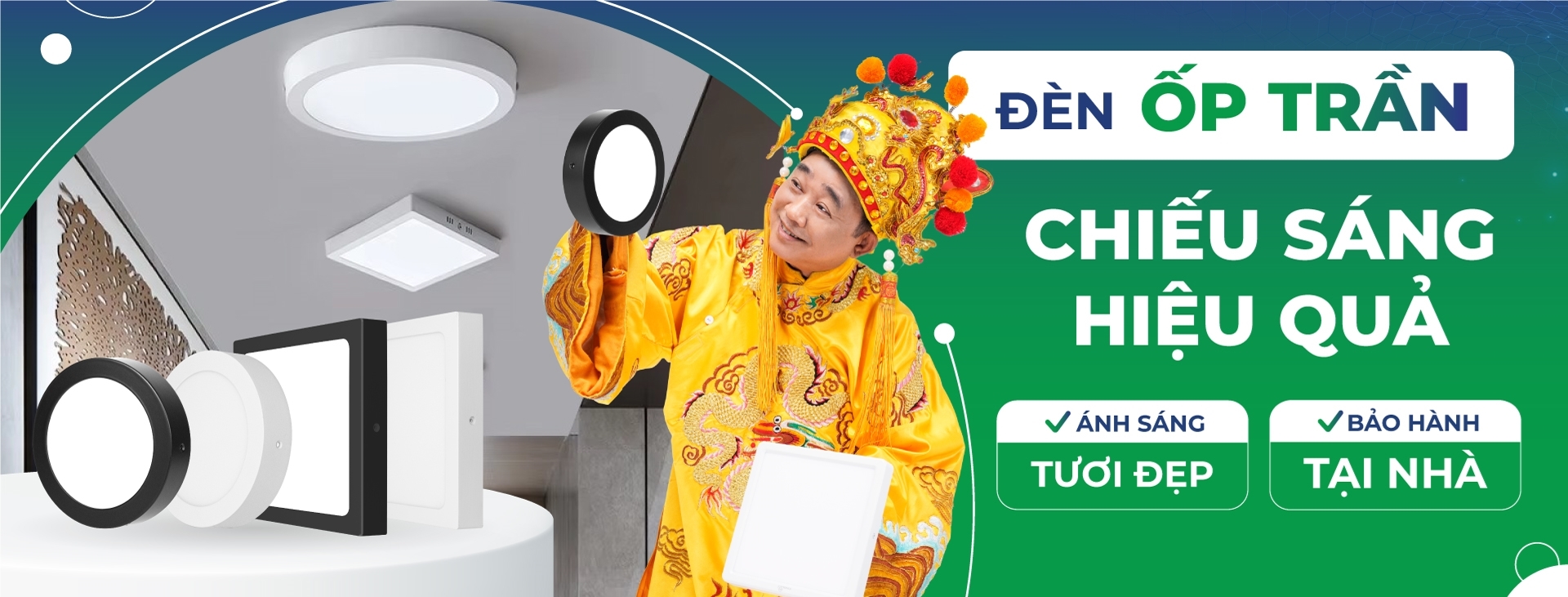 Đèn Led Ốp Trần