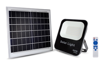 Đèn pha năng lượng mặt trời 30W, 60W, 100W Kingeco sử dụng pin Lithium cap cấp giúp sáng liên tục 10h. Được điều khiển thông qua remote